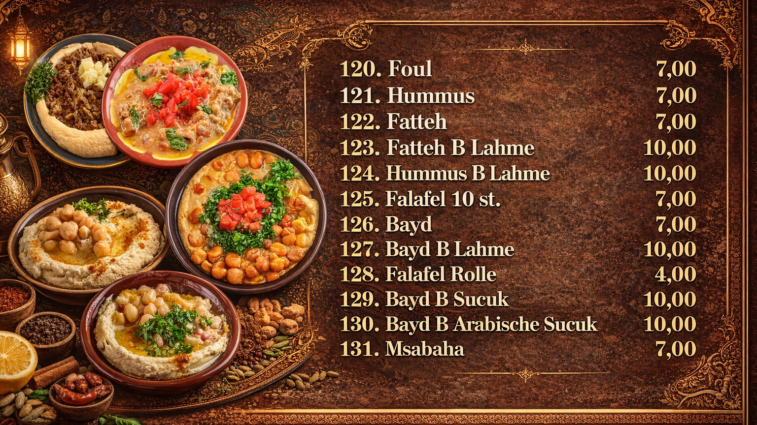 LaRoma X LaForno Manakish Foul Hummus Foto 2