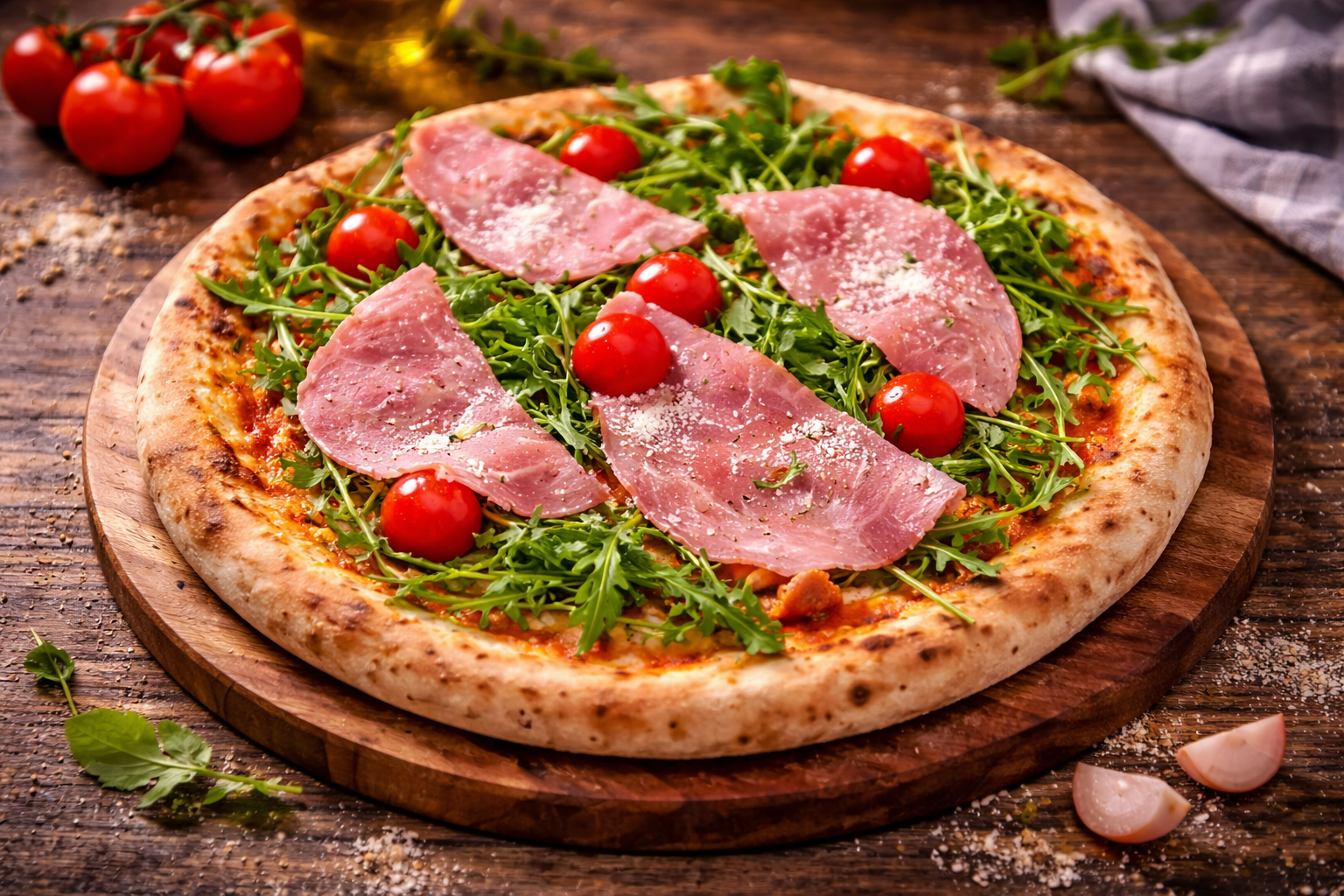 Luciano's mobile Holzsteinofen Pizza