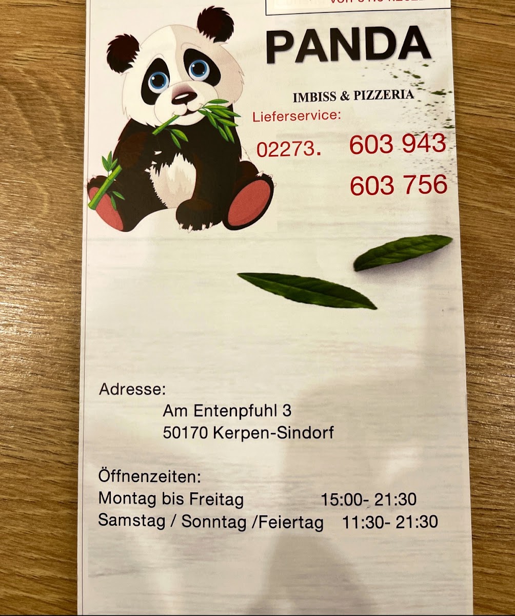 Panda imbiss pizzeria Foto 2