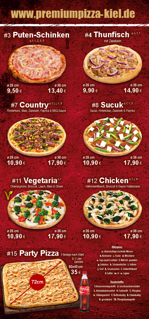 Premium Pizza - Kiel Foto 3